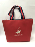 borsa donna beverly hills polo club bh-4080 rosso/ bianco/ blu