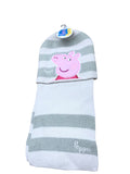Coordinato in lana bimba cappello con sciarpa di Peppa Pig
