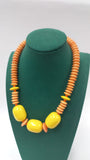 Collana donna di byba bijoux gialla/ arancio