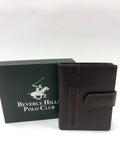 Portacarte uomo di beverly hills polo club bh-1746 nero/ blu/ marrone