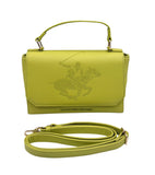 Borsa donna di Beverly Hills Polo club BH-4112 BIANCO/VERDE CHIARO