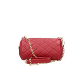 Borsa a tracolla donna love to love LO242 petrol/ nero/ rosso/ taupe