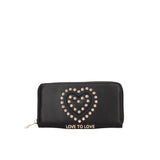 portafoglio donna love to love LO-334 nero/ beige