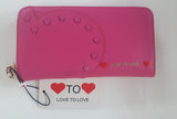 Portafoglio donna love to love LO-145 rosa/ fucsia/ nero