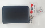 portafoglio donna love to love LO-185 nero/bianco  con borchie