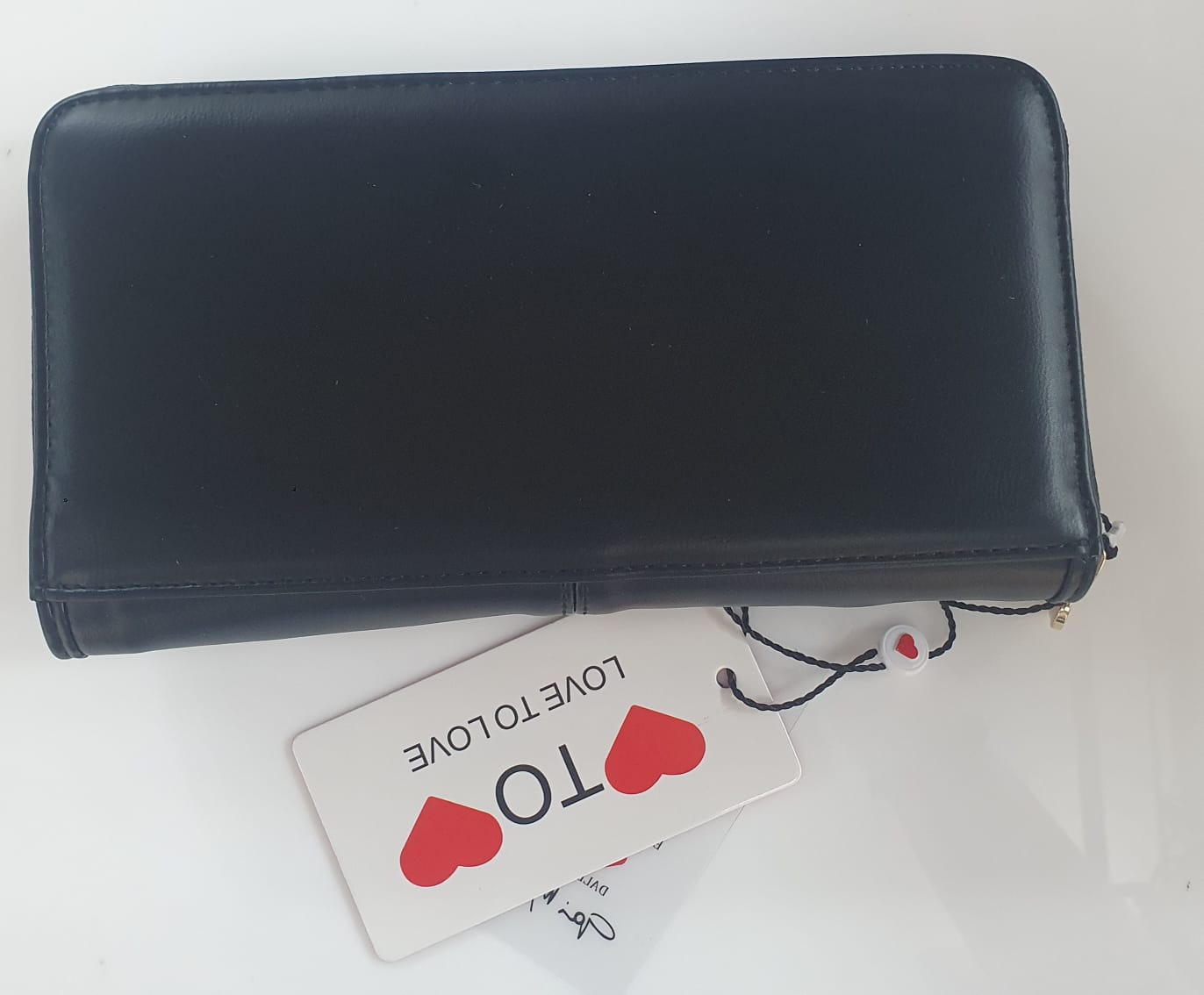 Bench Portafoglio Da Donna XXL Con Cerniera – Portamonete, 8 Scomparti Per Carte, 2 Tasche Con Zip, Nero, 19,5x10,5x2,5 Cm