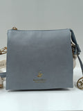 borsa donna di beverly hills polo club bh-3643 azzurra/ bianca