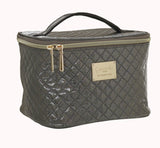 Beauty case donna di camomila milano Matelasse M rosa/grigio cod. 61034