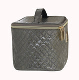 Beauty case donna di camomila milano Matelasse M rosa/grigio cod. 61034