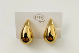 orecchini donna goccia venice large oro/ argento di byba bijoux