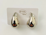 orecchini donna goccia venice large oro/ argento di byba bijoux
