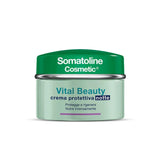 vital beauty crema viso protettiva notte somatoline cosmetic 50ml