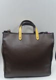 borsa a mano donna di camomilla milano cod.55873 marrone