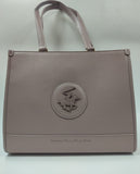 borsa a spalla donna di beverly hills polo club bh-3870 nero/ cipria