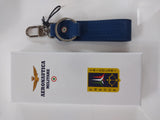 portachiavi aeronautica militare am-166 nero/ blu/ marrone