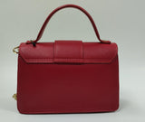 borsa donna a tracolla di gai mattiolo mj0083.102 nero/ rosso