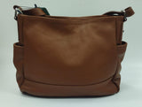borsa donna effety in vera pelle 0050256.0/AS nero,cuoio,rosa