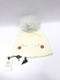 Cappello invernale bimba di tirabasso bianco