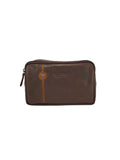 tracolla/pochette uomo di beverly hills polo club bh-389 blu/  brandy / marrone/nero