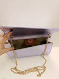 Borsa cerimonia di Trik Bijoux con patta LILLA