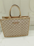 Borsa donna di Beverly Hills polo Club BH-4531 BEIGE STAMPA