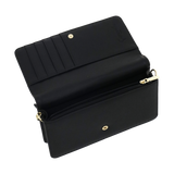 Borsa / portafoglio nice office  di camomilla Milano rosa/ taupe/ nero/ rosso