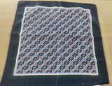Foulard donna quadrato liu jo nero/ rosa / verde