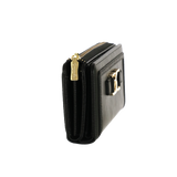 Portafoglio zip L Ottavia di camomilla Milano nero/ marrone