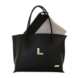 BORSA SPALLA POP CANDY di Camomilla Milano NERO/ARANCIONE