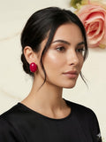 Orecchini Byba Bijoux a clip BIANCO/ROSSO