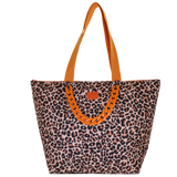 Borsa mare L+Busta Catena Leo Arancione di Camomilla Milano Cod.22632