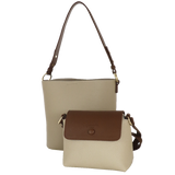 Bag in bag M bree beige/ verde/ nero