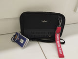 Borsello a mano di aeronautica militare AM-600 nero/blu/verde militare