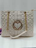 Borsa love to love LO383 bianco/ beige