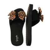 SLIDERS LEOPARD BOW di CAMOMILLA MILANO