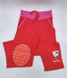 Set pigiama di Hello Kitty ROSSO E FUCSIA taglia 8/9anni