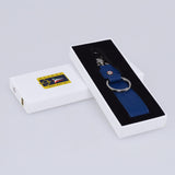 Portachiavi di Aeronautica Militare in pelle AM-166 blu/nero