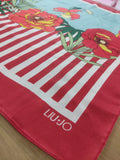 Foulard quadrato liu jo rosso