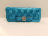 Borsa cerimonia Celeste con strass