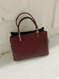 Borsa donna di Beverly Hills polo Club BH-4711 NERO/BORDEAUX