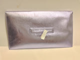 Borsa piatta con patta di Trik Bijoux LILLA CON GIOIELLO