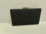 Borsa clutch cerimonia nera di Gemir con glitter