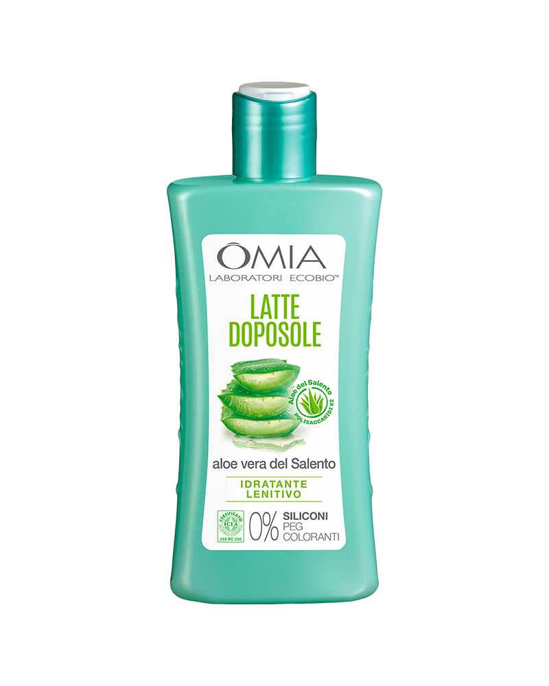 Omia latte doposole idratante e lenitivo con Aloe Vera del Salento 200ml