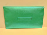Borsa di Trik Bijoux piatta con patta VERDE ACQUA