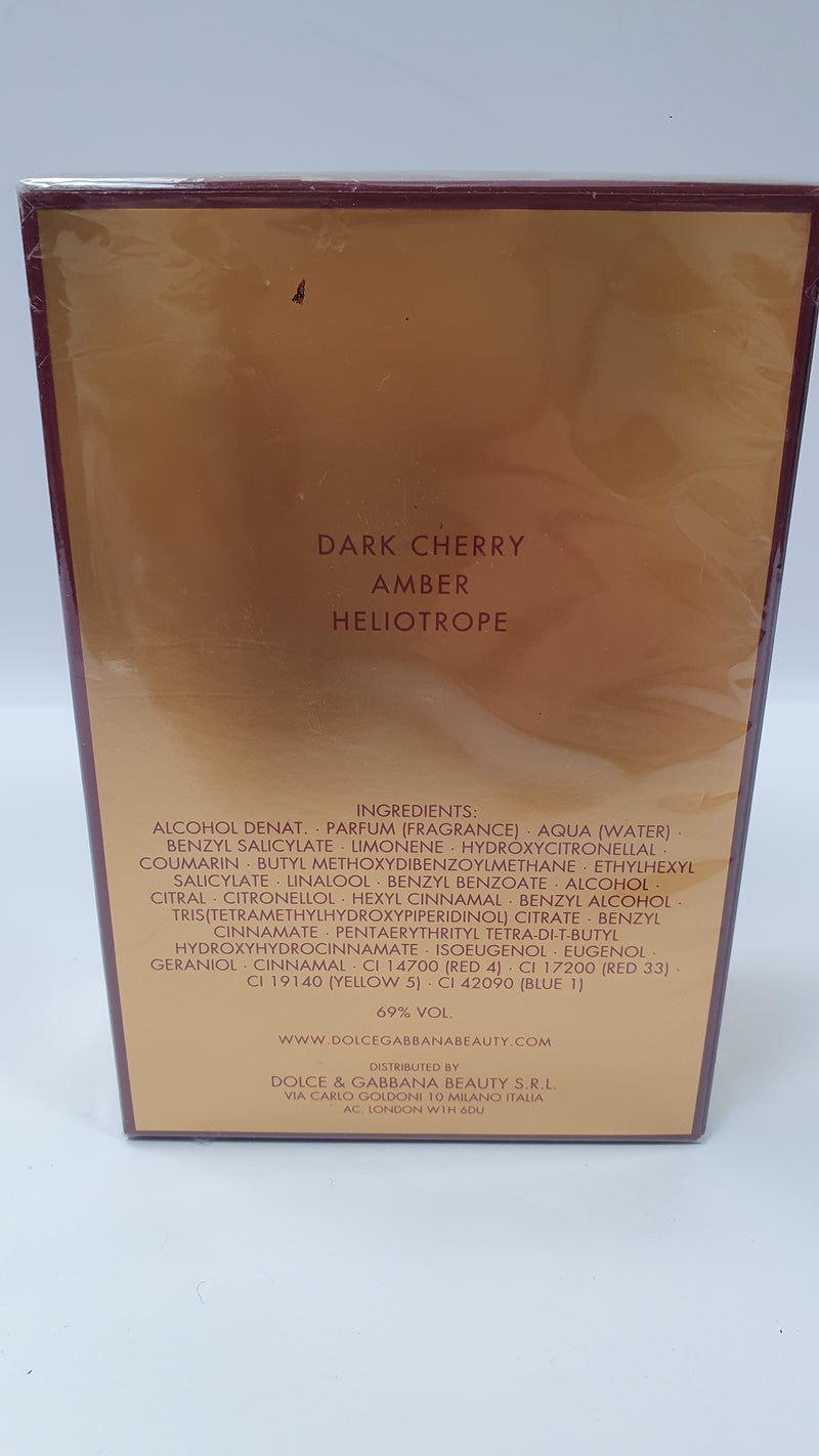 Profumo donna dolce e gabbana  eau de parfum intense 50ml