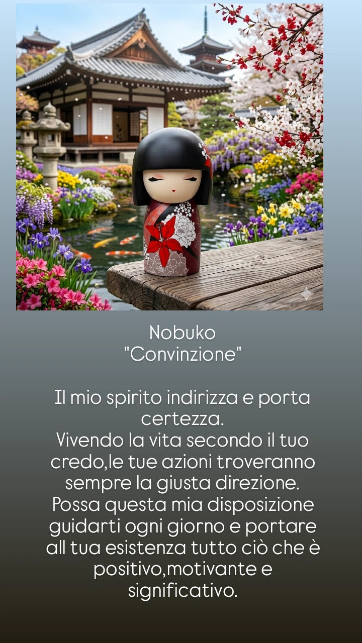 Kimmidoll Nobuko statuina di piccole dimensioni, collezione interna. 5,6 cm.