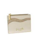 Portacarte zip emma marrone di camomilla Milano