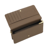 Borsa / portafoglio nice office  di camomilla Milano rosa/ taupe/ nero/ rosso