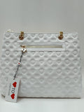 Borsa love to love LO383 bianco/ beige
