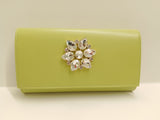Borsa Trik Bijoux con gioiello in oro VERDE ACIDO